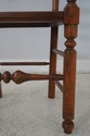 L68338: Set of 8 BAKER Cane Seat Oak Ladder Back D