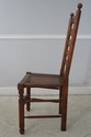L68338: Set of 8 BAKER Cane Seat Oak Ladder Back D