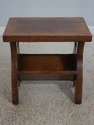 68476: English Distressed Oak Occasional Table