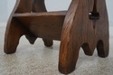 68476: English Distressed Oak Occasional Table