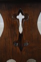 68476: English Distressed Oak Occasional Table