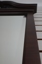68249: CENTURY Chippendale Mahogany Mirror w. Pedi
