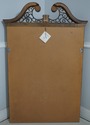 68249: CENTURY Chippendale Mahogany Mirror w. Pedi