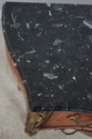 L68387: French Louis XV Marquetry Inlaid Marble To