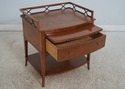 68469: Regency Style Walnut Finish Oversized Night