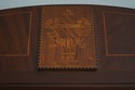 F68518: Inlaid Mahogany Beveled Glass Dresser Mirr