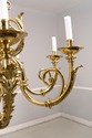 68464: Baroque Style Heavy Solid Brass 8 Arm Chand