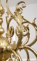 68464: Baroque Style Heavy Solid Brass 8 Arm Chand