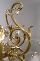 68464: Baroque Style Heavy Solid Brass 8 Arm Chand