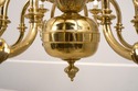 68464: Baroque Style Heavy Solid Brass 8 Arm Chand