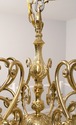 68464: Baroque Style Heavy Solid Brass 8 Arm Chand