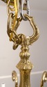 68464: Baroque Style Heavy Solid Brass 8 Arm Chand