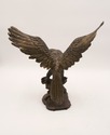 F68449: Bronze Full Winged Eagle Statue Figure