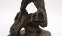 F68449: Bronze Full Winged Eagle Statue Figure