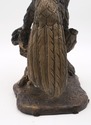 F68449: Bronze Full Winged Eagle Statue Figure