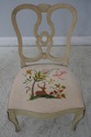F64226EC: Venetian Style Side Chair w. Petit Point