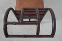 64288EC: Bamboo Form Steel Window Bench w. Rattan 