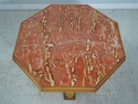 64041EC: Italian Marble Top Octagonal Painted Base