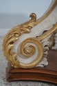 64041EC: Italian Marble Top Octagonal Painted Base