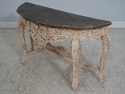 L64229EC: Italian Style Carved Base Console Table 