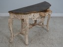 L64229EC: Italian Style Carved Base Console Table 