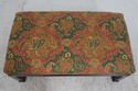 L68530: Crewlwork Upholstered Chippendale Ottoman 