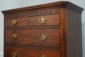 68361: BAKER Chippendale Style Mahogany High Chest