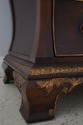 68378: CENTURY Mahogany Chippendale Bombe Dresser 