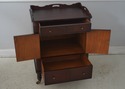 68470: Large Dark Cherry Oversized Bed Side Chest 
