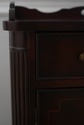 68470: Large Dark Cherry Oversized Bed Side Chest 