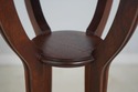 68405: BAKER Regency Style Mahogany Plant Stand Pe