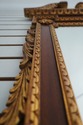 68394: Georgian Style Mahogany Mirror w. Gold High