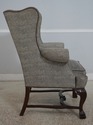 68404: Pair Of BAKER Upholstered Wing Back Chairs