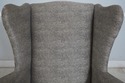 68404: Pair Of BAKER Upholstered Wing Back Chairs