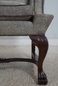 68404: Pair Of BAKER Upholstered Wing Back Chairs