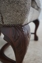 68404: Pair Of BAKER Upholstered Wing Back Chairs
