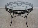 F68566: RUSSEL WOODWARD Wrought Iron Table & 4 Cha