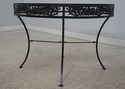 F68566: RUSSEL WOODWARD Wrought Iron Table & 4 Cha