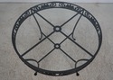 F68566: RUSSEL WOODWARD Wrought Iron Table & 4 Cha