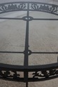 F68566: RUSSEL WOODWARD Wrought Iron Table & 4 Cha