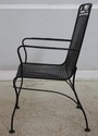 F68566: RUSSEL WOODWARD Wrought Iron Table & 4 Cha