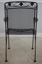 F68566: RUSSEL WOODWARD Wrought Iron Table & 4 Cha