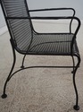 F68566: RUSSEL WOODWARD Wrought Iron Table & 4 Cha