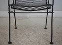 F68566: RUSSEL WOODWARD Wrought Iron Table & 4 Cha