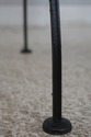F68566: RUSSEL WOODWARD Wrought Iron Table & 4 Cha