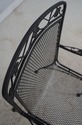 F68566: RUSSEL WOODWARD Wrought Iron Table & 4 Cha