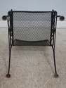 F68566: RUSSEL WOODWARD Wrought Iron Table & 4 Cha