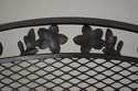 F68566: RUSSEL WOODWARD Wrought Iron Table & 4 Cha