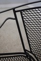 F68566: RUSSEL WOODWARD Wrought Iron Table & 4 Cha