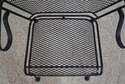 F68566: RUSSEL WOODWARD Wrought Iron Table & 4 Cha